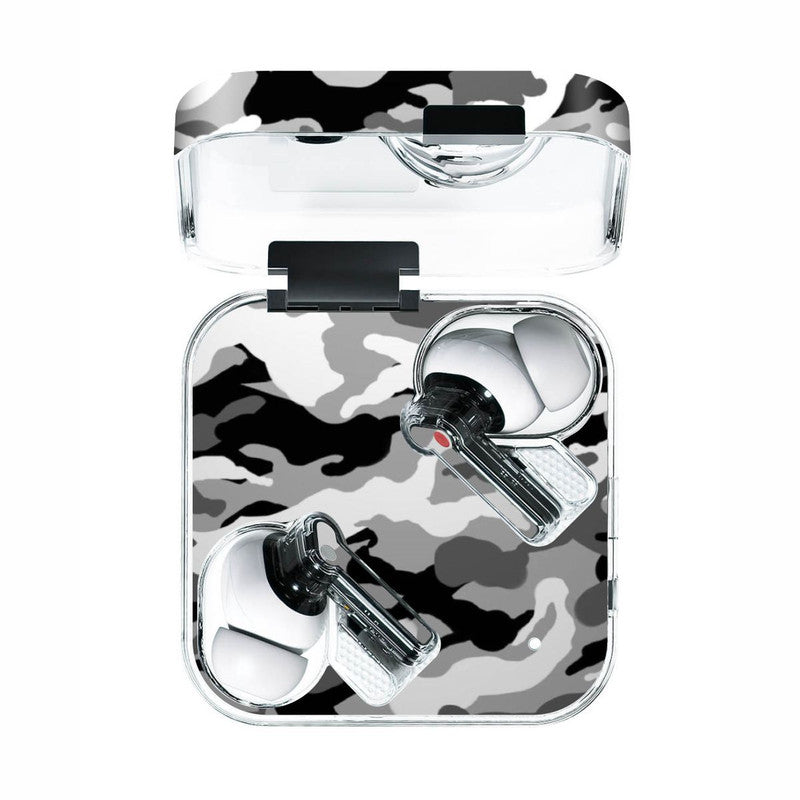 Nothing Ear Grey Camo Skin