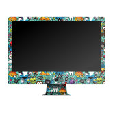 Blue Abstract Apple iMac Skin