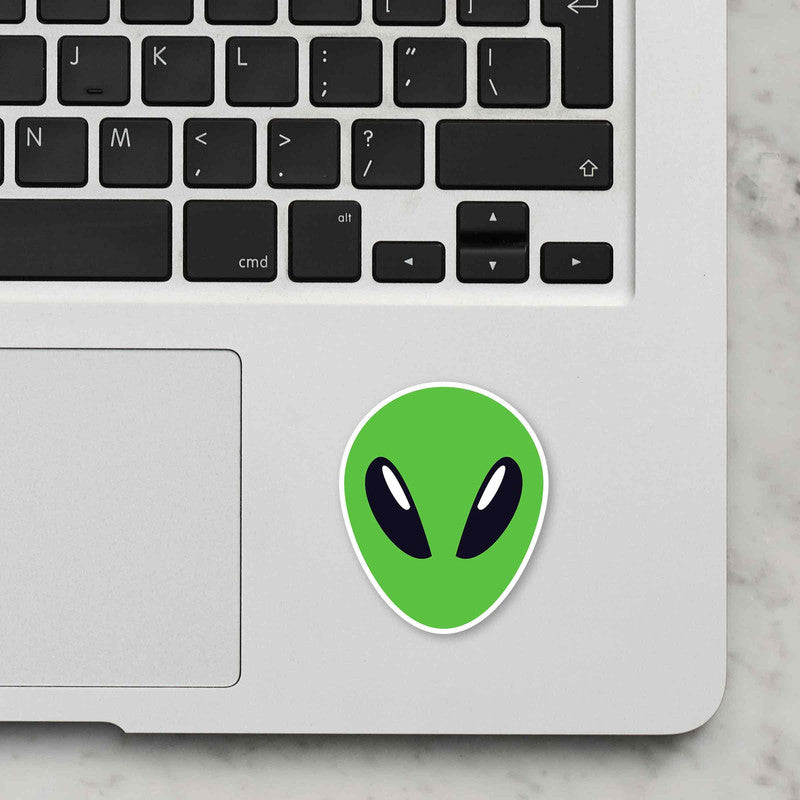 Alien Eyes Laptop Sticker