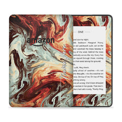 Coral Waves Custom Name Skin For Kindle