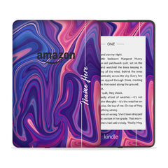 Liquid Purple Custom Name Skin For Kindle