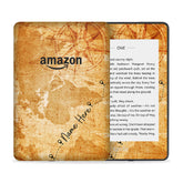Vintage Map Custom Name Skin For Kindle
