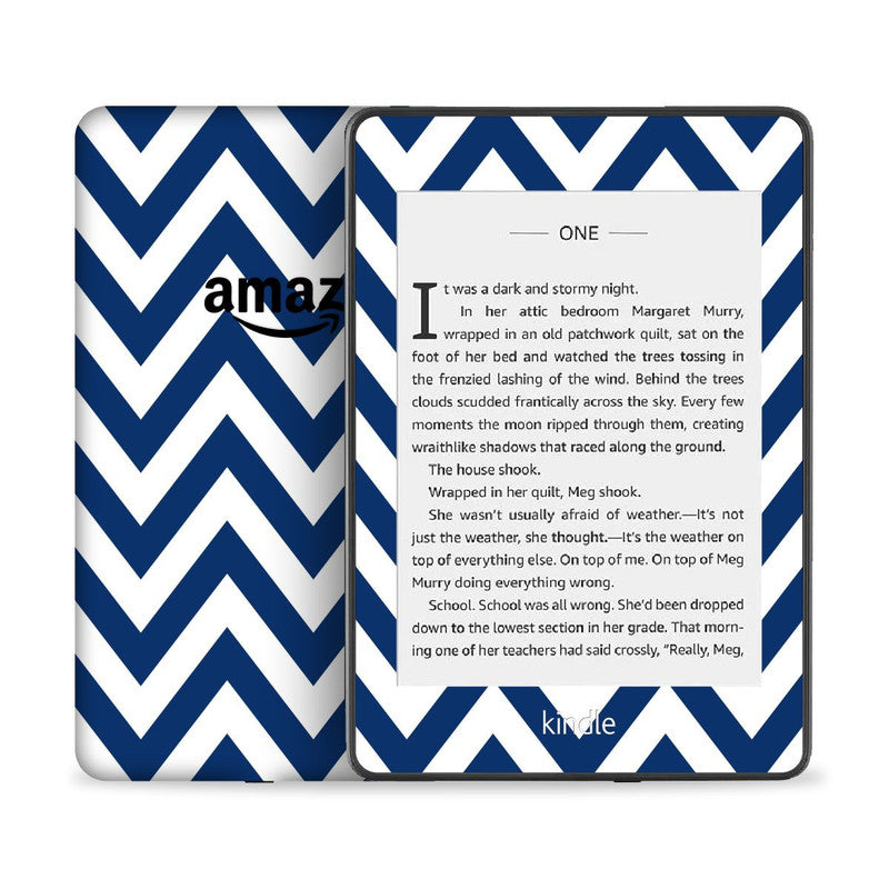 Kindle Blue Stripes Skin