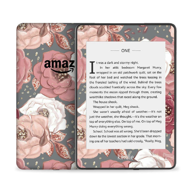 Kindle Pink Floral Skin