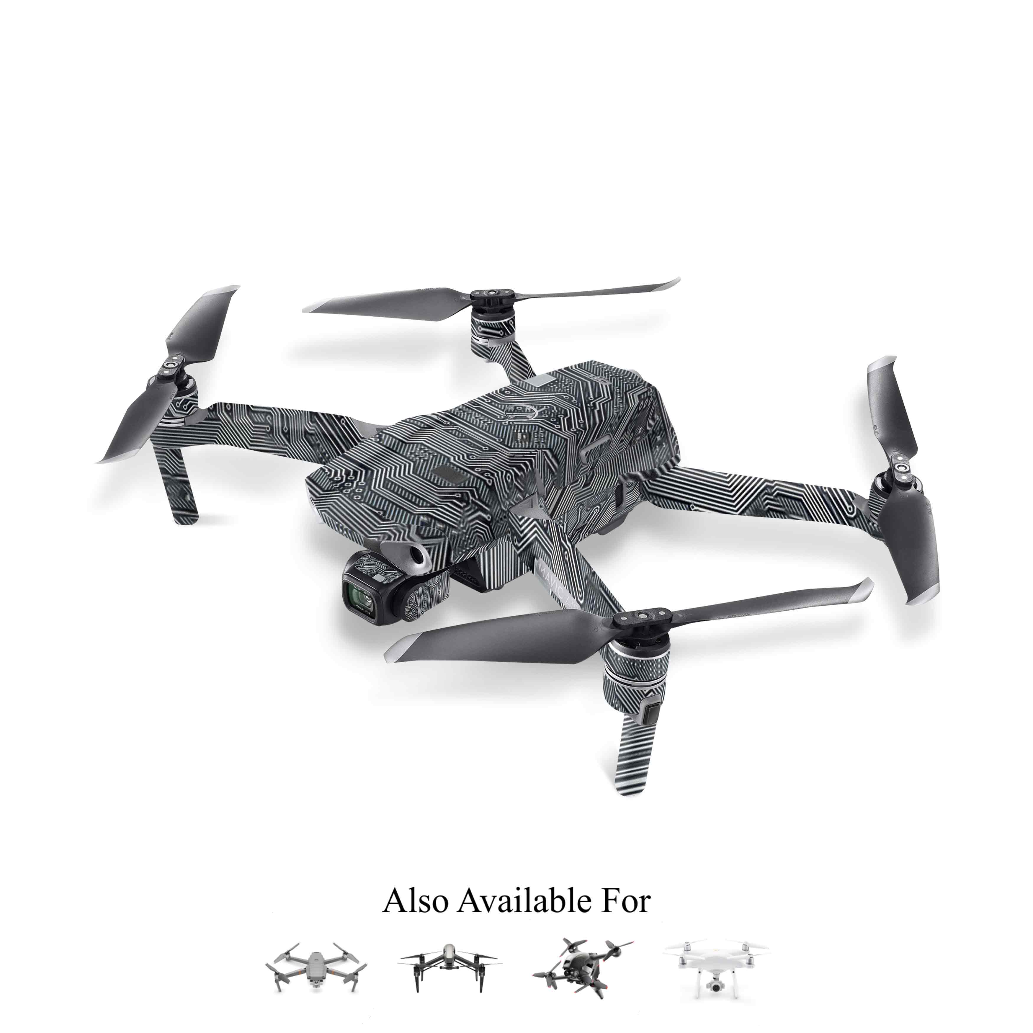 Expand your style with custom Drone skins. Printed drone stickers and camera skins with water resistant technology. Buy these vinly drone wraps from WrapCart.