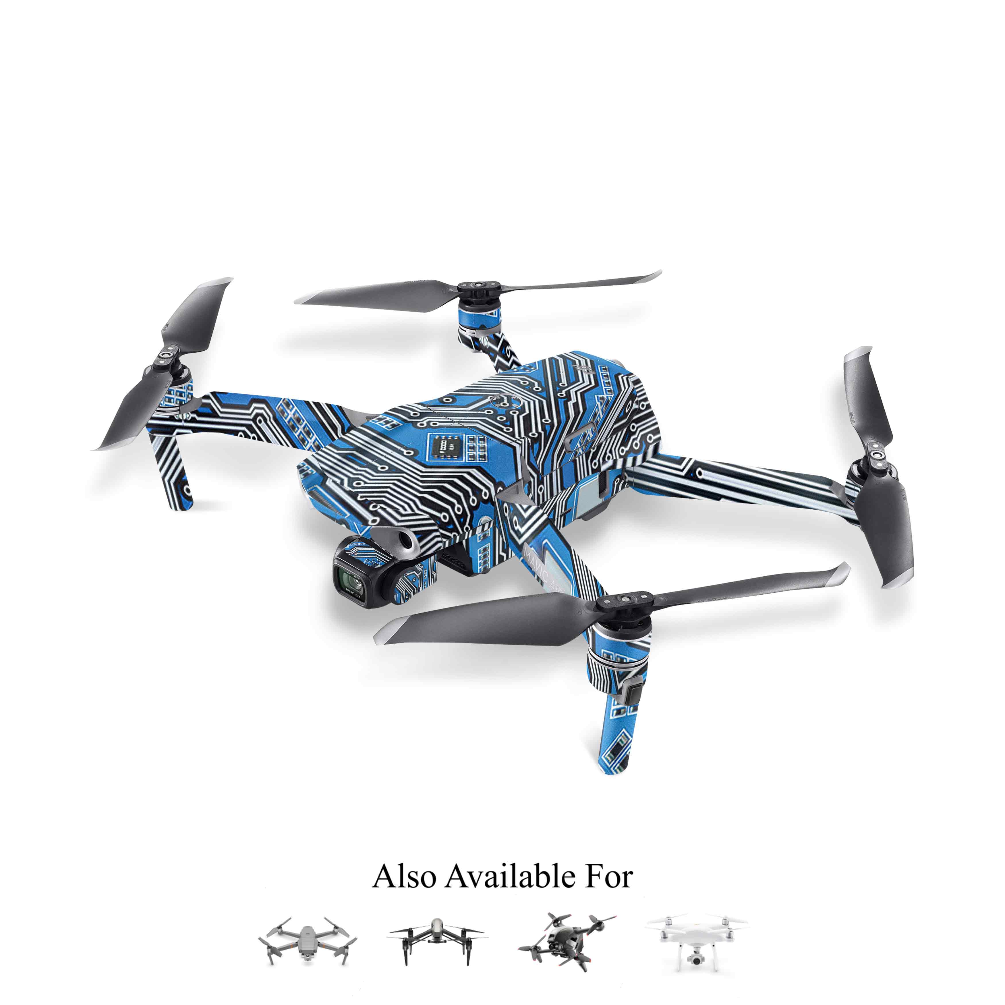 Expand your style with custom Drone skins. Printed drone stickers and camera skins with water resistant technology. Buy these vinly drone wraps from WrapCart.