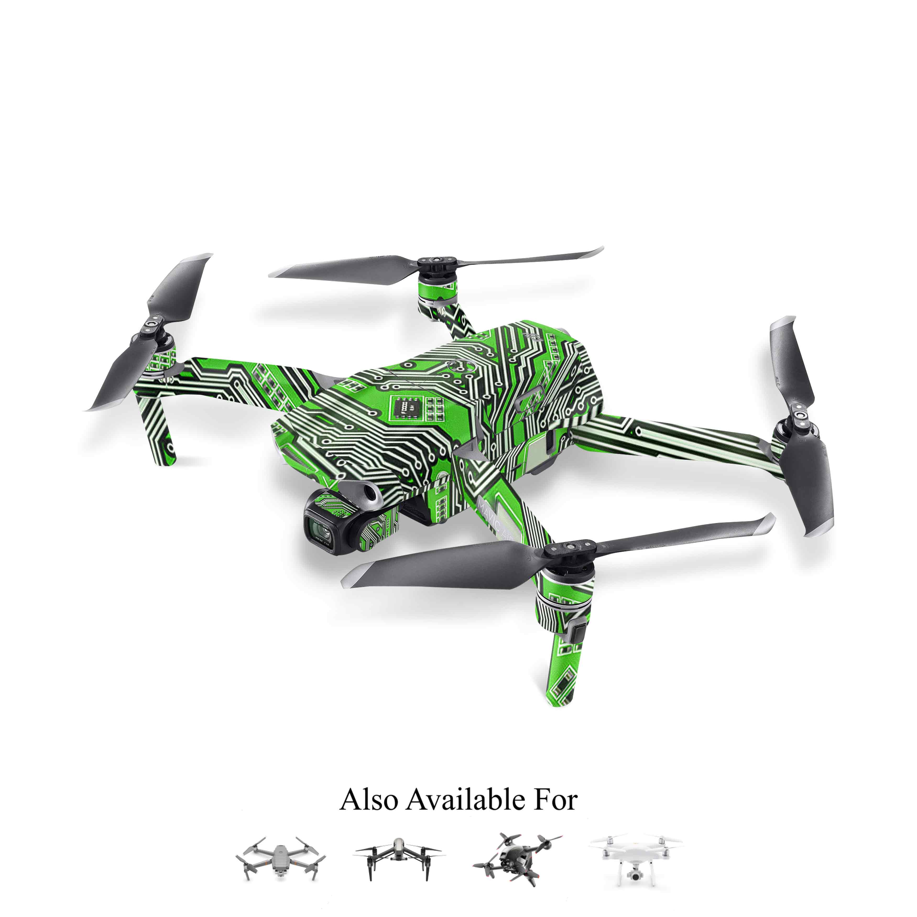 Expand your style with custom Drone skins. Printed drone stickers and camera skins with water resistant technology. Buy these vinly drone wraps from WrapCart.