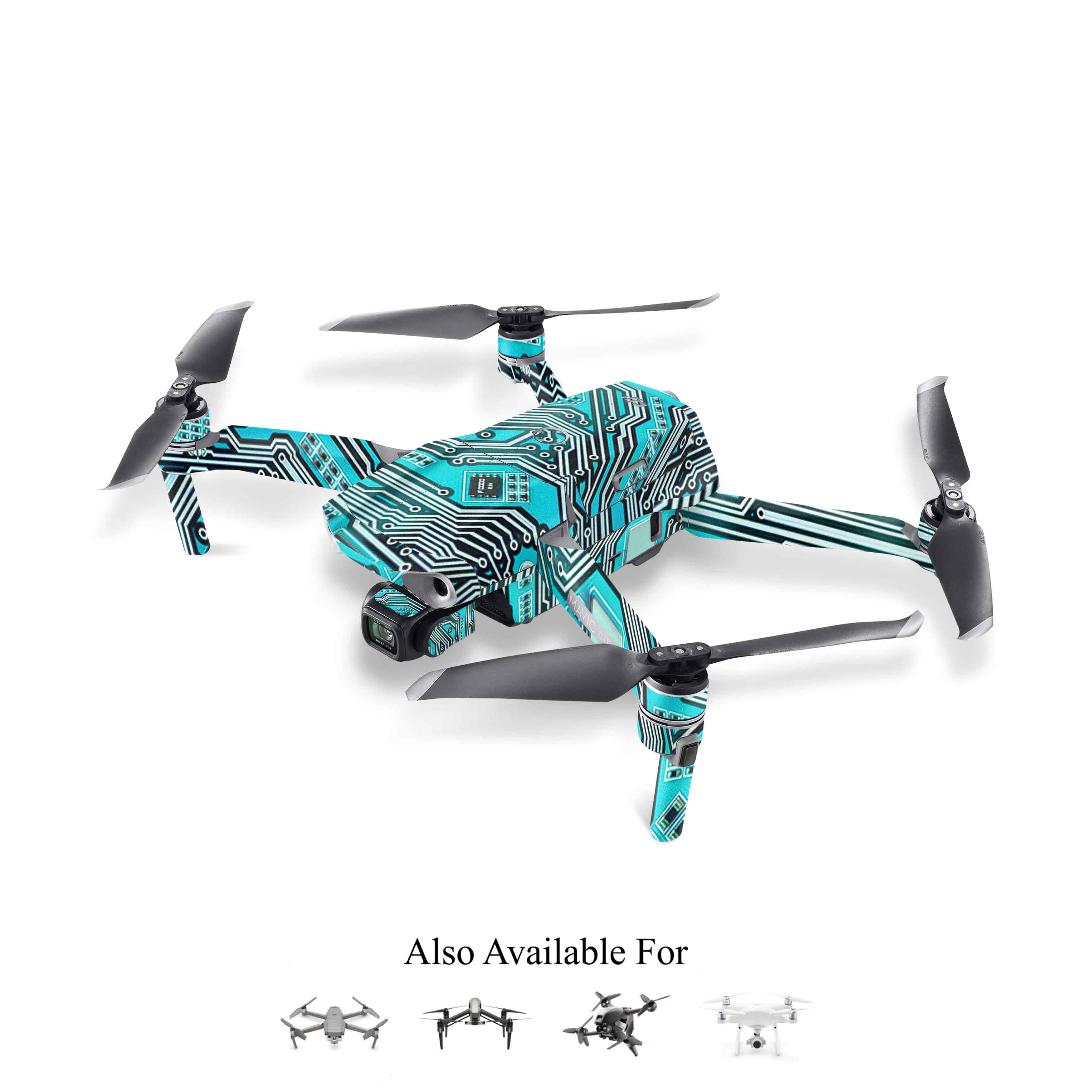 Expand your style with custom Drone skins. Printed drone stickers and camera skins with water resistant technology. Buy these vinly drone wraps from WrapCart.