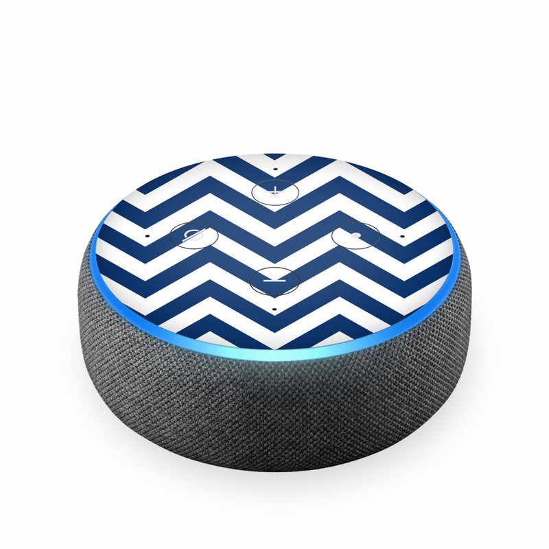 Echodot Blue Stripes Skin