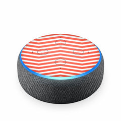 Echodot Wave Red Skin