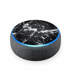 Echodot Black Marble Skin