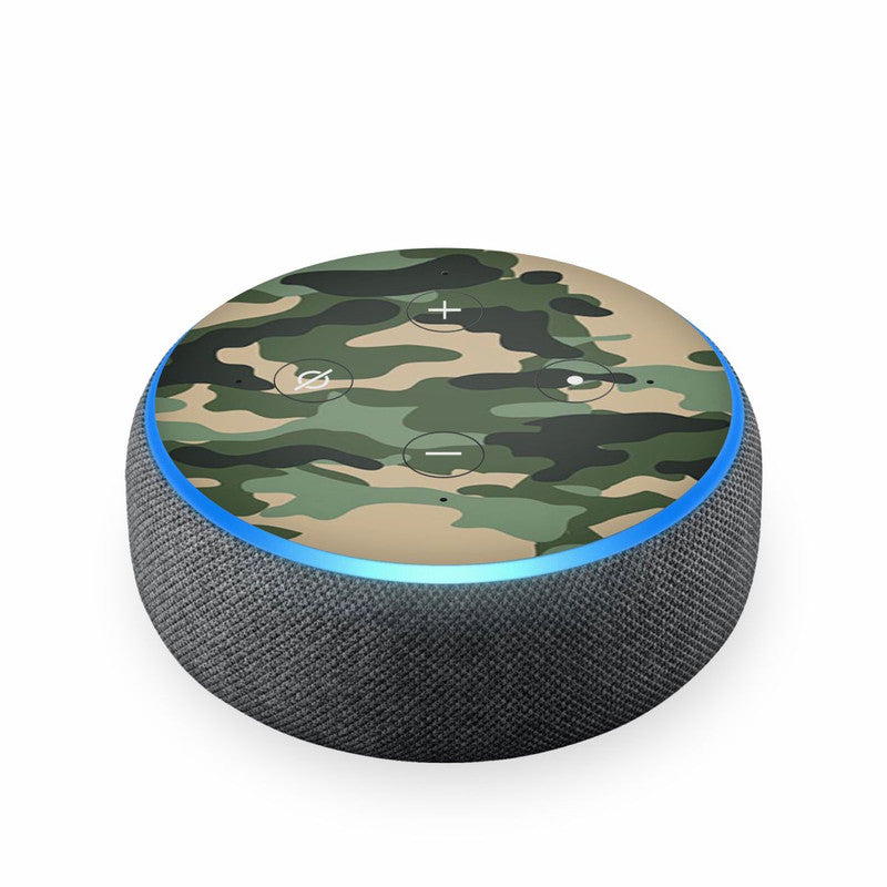 Echodot Green Camo Skin