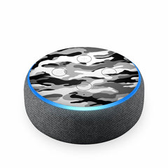 Echodot Grey Camo Skin