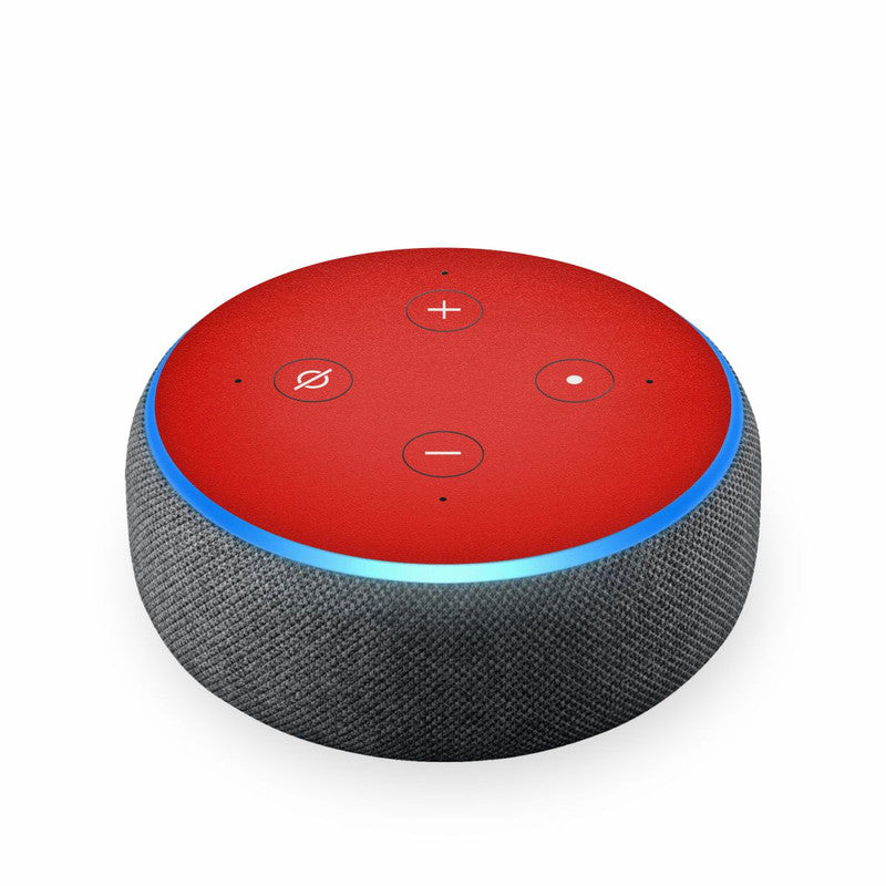 Echodot Matte Red Skin
