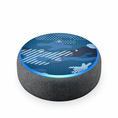 Echodot Military Blue Camo Skin