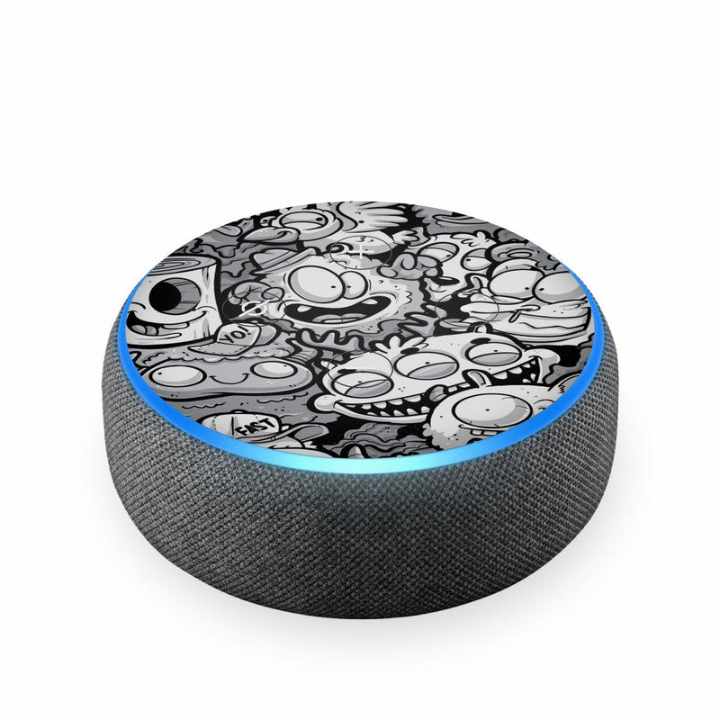 Echodot Doodle Monster Skin