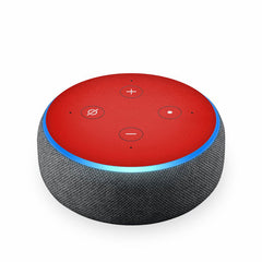 Echodot Matte Red Skin