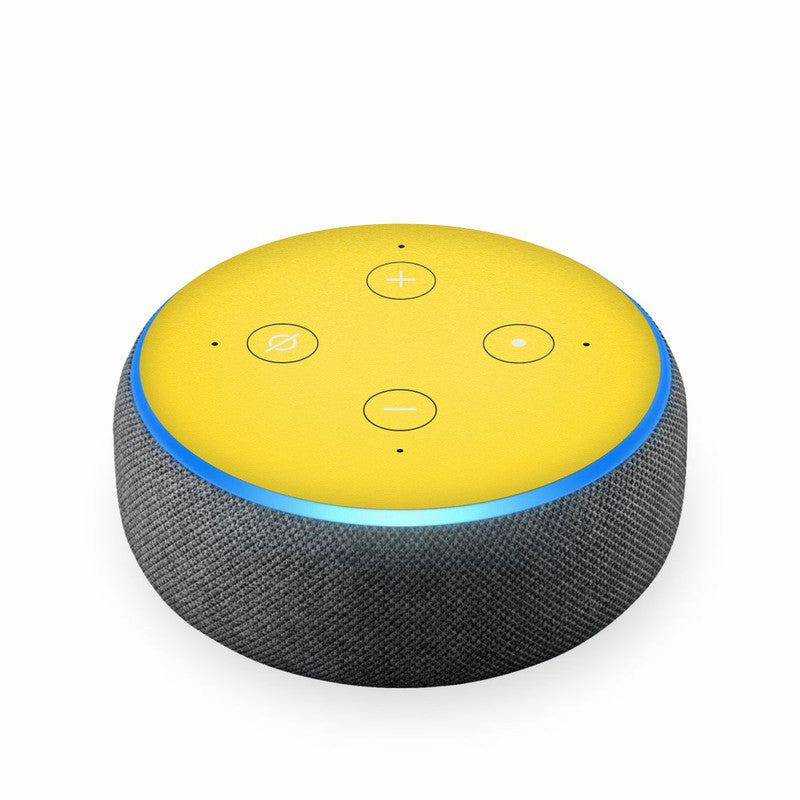 Echodot Matte Yellow Skin