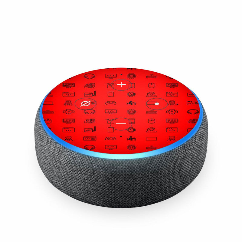 Echodot Black Carbon Skin