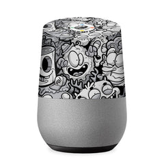 Google Home Doodle Monster Skin