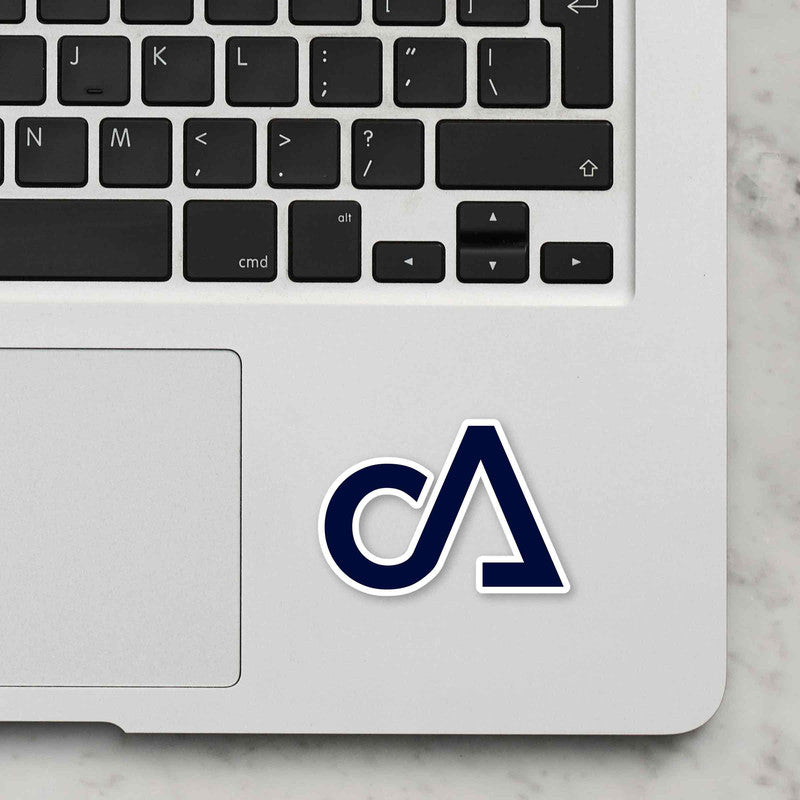 I Am CA Laptop Sticker
