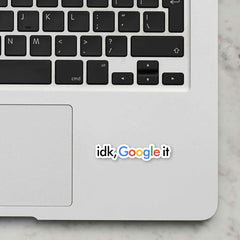 Idk Laptop Sticker