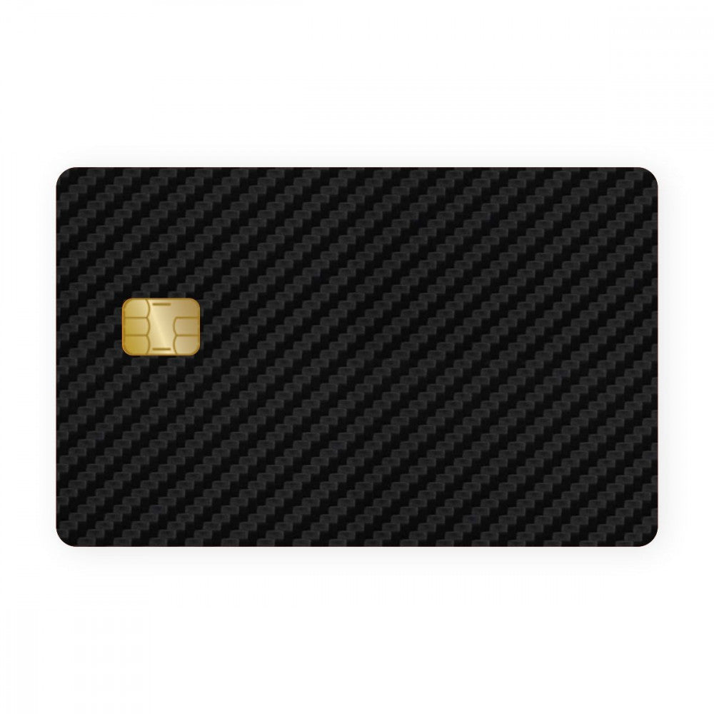 Black Carbon Card - WrapCart Debit Card Skins