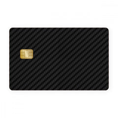 Black Carbon Card - WrapCart Debit Card Skins