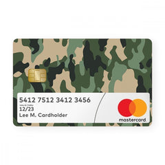 Green Camo With Window Card