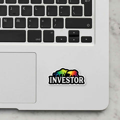 Investor Laptop Sticker