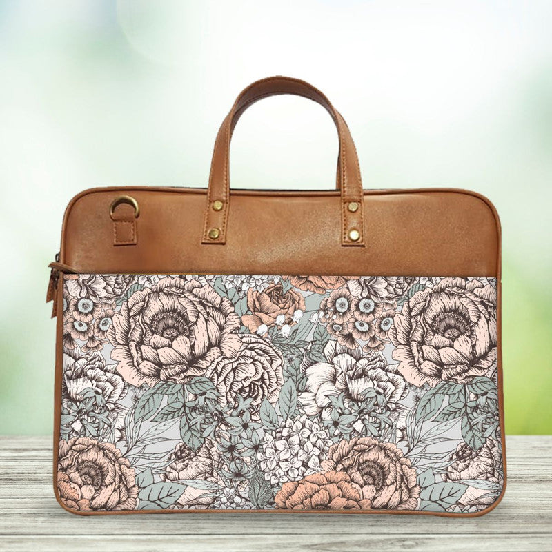 Floral Print 4 Classic Laptop Bag