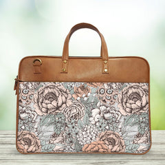 Floral Print 4 Classic Laptop Bag