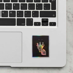 Alchemist Hand Holographic Laptop Sticker