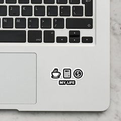 My Life Laptop Sticker