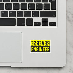 Reverse Engineer Laptop Sticker