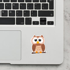 Owl Laptop Sticker
