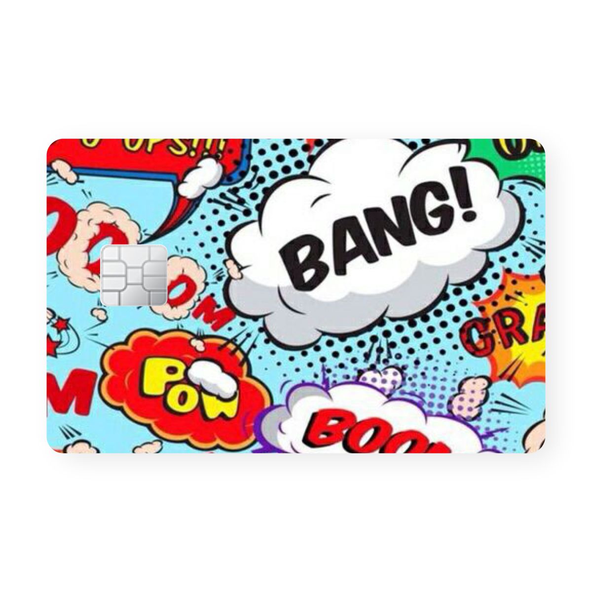 Boom 1 Abstract Card - WrapCart Credit Card Skins