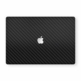 Macbook Black Carbon Laptop Skins