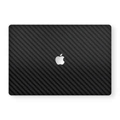 Macbook Black Carbon Laptop Skins