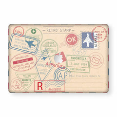 Macbook Retro Stamps Laptop Skins