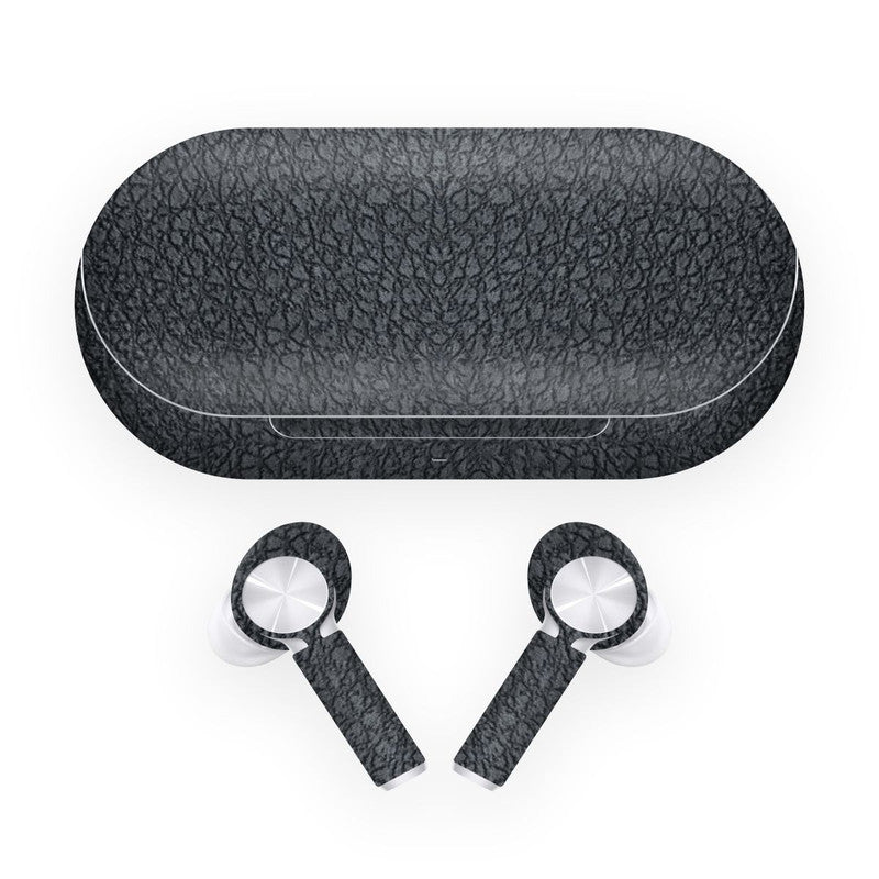 Buds Z Black Leather Skins