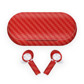 Buds Z Red Carbon Skins