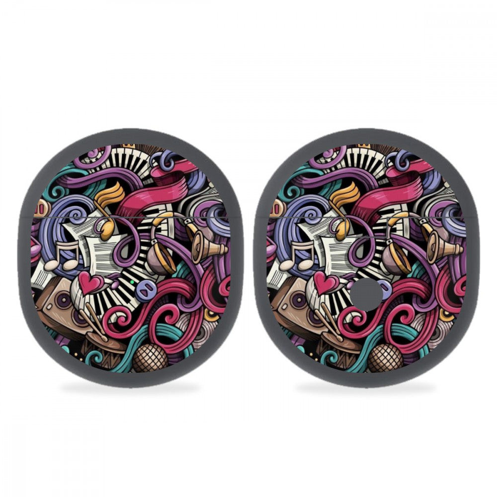 Oneplus Buds Music Abstract Skins