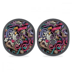 Oneplus Buds Music Abstract Skins