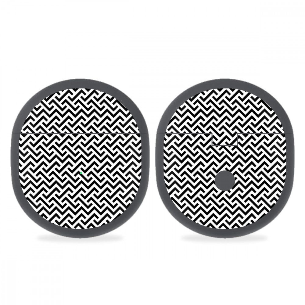 Oneplus Buds Black and White Skins