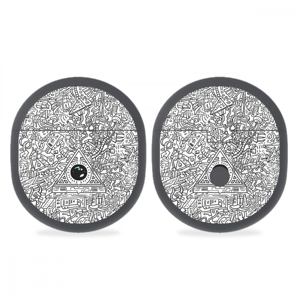 Oneplus Buds Doodle Robot Skins