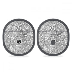 Oneplus Buds Doodle Robot Skins