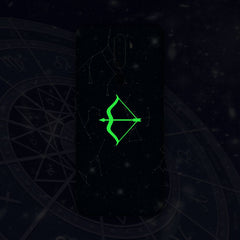 Zodiac Sagittarius Neon