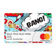 Boom 1 Abstract Card With Window - WrapCart Credit Card Skins