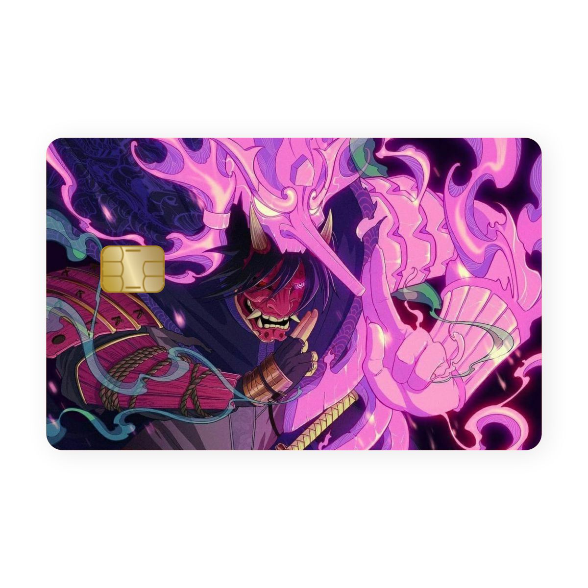 Acrylic Wolf Debit Card Skin & Card Skin. Anime Debit Card Skins